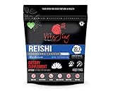 Organic Red Reishi Mushroom Extract Powder (4oz / 114gm) 20:1 Concentration (Ganoderma Lucidum, Lingzhi) Pure Wildcrafted, Certified Organic, Vegan, Non-gmo, Gluten-free
