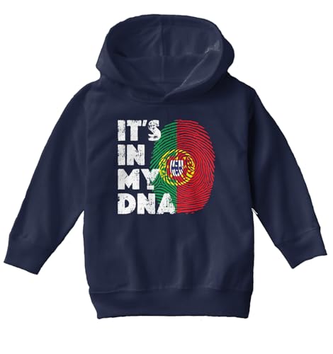 Haase Unlimited It's In My DNA Portugal Finger Print Toddler/Youth Fleece Hoodie