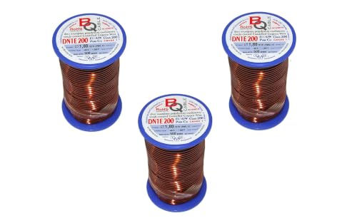 Alambre de bobinado DN1E de 1,80 mm y 500 g de cobre esmaltado