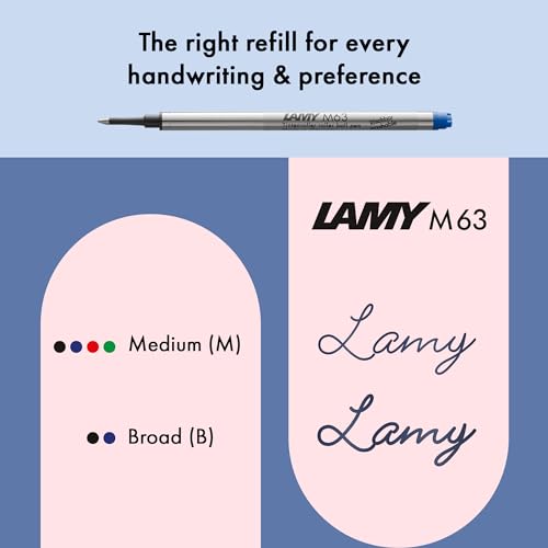 Image of Lamy AL-Star Light Rose Roller Ball Pen with Medium M63 black refill