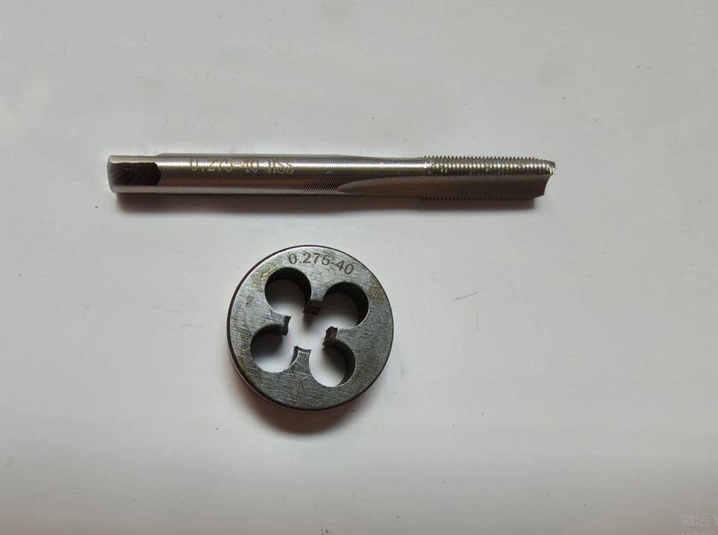 1Set 0.275 x 40 Tap and Die fits WW 8.0mm Watchmaker Lathe Drawbar Collet Thread
