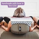 Hugger Mugger Standard Yoga Bolster - Firm, Supportive, Handmade, Durable - Image 5