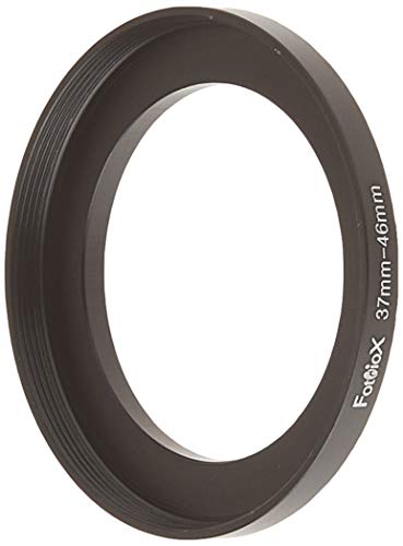 Fotodiox Metal Step Up Ring Filter Adapter, Anodized Black Aluminum 37mm-46mm, 37-46 mm