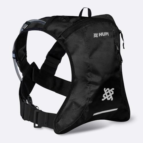 Mochila de Hidratação Hupi Huwe Evo Preto com Refil, Cor: Preto, Tamanho: Unico