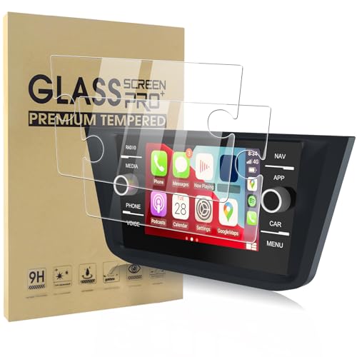 Simpeak 2-Pack 9H Screen Protector Compatible with Volkswagen Tiguan Atlas Accessories SE SEL R-Line 2024 2023 2022 2021 2020 2019 2018 12-Inch Touchscreen Accessories, Anti-Scratch, Sensitive Touch