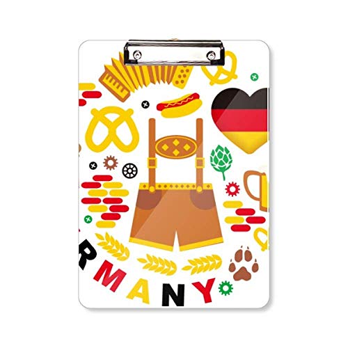Bloc-notes A4 Allemagne avec 50 feuilles lignées pour bureau