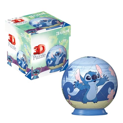 Ravensburger Disney Stitch Gifts and Toys - 3D Jigsaw Puzzle for Kids Age 6 Years Up - 54 Pieces - No Glue Required Ravensburger Disney Stitch Gifts and Toys - 3D Jigsaw Puzzle for Kids Age 6 Years Up - 54 Pieces - No Glue Required