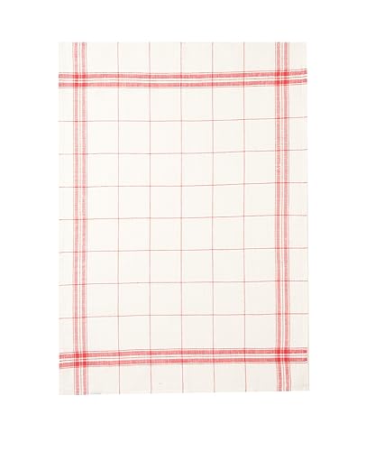 Caratteristiche: Aggiungere uno stile autentico alla vostra cucina con questo strofinaccio decorato con quadretti rossi. Decorativo e utile, questo strofinaccio in lino rosso e bianco misura 50 x 75 cm è proposto all'unità. Offre una funzionalità duratura con la sua qualità assorbente e dona colore e allegria alla vostra cucina. Ideale per un regalo moderno e autentico, per una festa di cremagliera o un'occasione accogliente; avvolgilo intorno a una bottiglia di vino, sapone o lozione francese e completalo con un nodo annodato.
