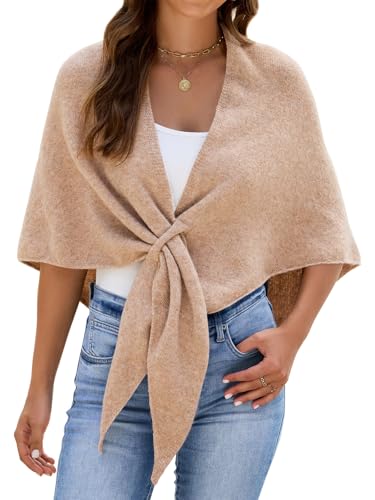 Wantonfy Shawl Wraps Women Scarves Pashmina Wrap Cardigan Cape Scarf Shoulder Top Sweater