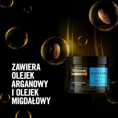 TRESemmé Maska do włosów o bogatej wilgotności, dla 2x więcej natychmiastowego nawilżenia* 4 x 440 ml