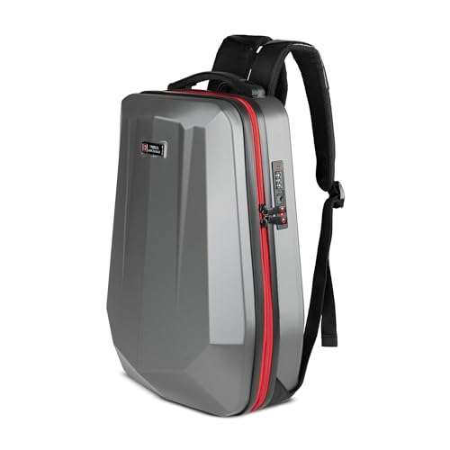 Image of SWISS MILITARY Hard Shell Backpack for Men Women, Alien Series ABS Hardshell, Travel Laptop Bag Fits Up to 15.6 Inch, Stylish Office College School Backpack, Durable & Lightweight