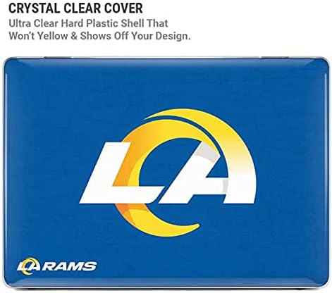 Skinit Case + Skin Compatible with MacBook Pro 13in M1 (2021) - Officially Licensed NFL Los Angeles Rams Distressed Design