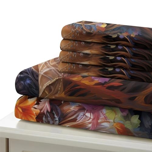 Housse de couette papillon 3D 200x200 parure lit microfibre - 7