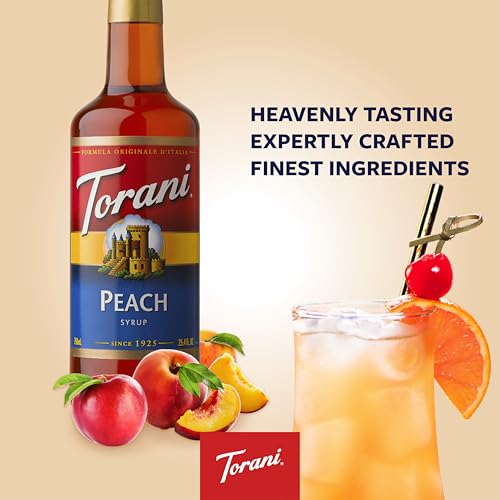 Torani Peach Flavored Drink Syrup, 25.4 fl oz, 4 Pack - image 4
