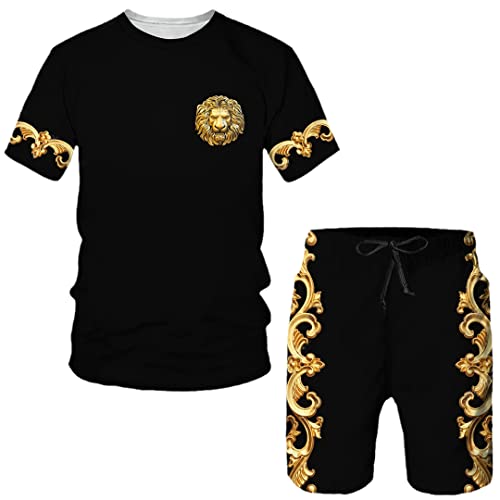 Survêtement d'été pour homme ensemble t-shirt short décontracté chic