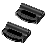 FrostyFlair Auto Sicherheitsgurt Versteller, 2 Stück Sicherheitsgurt Clip für Auto, Pack Komfortable Schulter- und Nackenstützen, Verstellbare Gurtschoner für Erwachsene und Kinder, Universal für