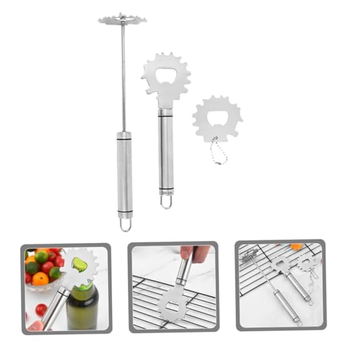 Grattoir nettoyant pour barbecue polyvalent double forme droite verticale - 7