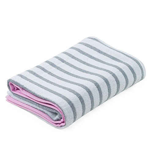 Preisvergleich Produktbild Go West Lines Jacquard Badetuch, Grau