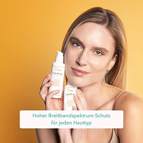 colibri skincare Daily SPF 50+ Moisturizer 80ml - Tagescreme mit LSF 50 - wasserfester Breitbandspektrum - leichte Gesichtscreme mit UV Schutz - weißelt nicht - Sonnencreme Gesicht 50 3