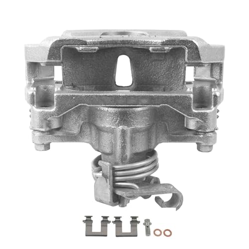 Image of Detroit Axle - Rear Brake Calipers w /Bracket Replacement for 2005-2009 | Chevy Uplander Buick Terraza Pontiac Montana Saturn Relay - 2pc Set
