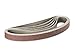 VSM 72761 Abrasive Belt, Coarse Grade, Cloth Backing, Aluminum Oxide, 24 Grit, 1/2" Width, 24" Length, Brown (Pack of 20)