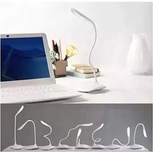 Luminaria De Mesa Flexivel A Pilha Usb Com Sensor Touch 14 Leds