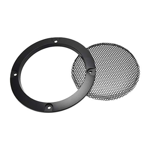 Uxcell Speaker Grill Cover 3 Inch 95Mm Mesh Decorative Circle Subwoofer Guard Protector Black #TOP3
