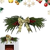 Suspension Facile: Équipée de sangles de suspension ajustables, cette couronne de Noël extérieure permet une installation rapide et sans effort. Vous pouvez décorer votre porche ou jardin avec des accents saisonniers en un instant, tout en évitant tout dommage à l'extérieur. Le système de fixation simple assure une décoration de Noël pratique et sécurisée pour embellir vos espaces extérieurs.