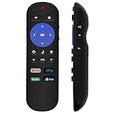 101018E0003 Replacement Remote Control Applicable for Hitachi Roku TV 43R80 49R80 55R80 65R80 49R81 55R81 60R70 49RH1 55RH1 32RC23 50RC6 60RH2