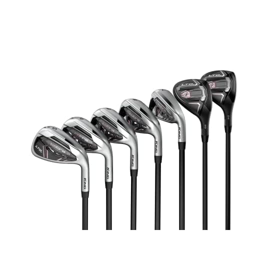 Cobra Golf 2022 LTDX Combo Iron Set Gloss Satin Chrome-Elderberry (Women's, Right Hand, KBS PGI 55, Ladies Flex, 5-SW)