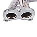 Headers with Metal Gasket Replacement for 1997-2005 Subaru Impreza 2.5RS EJ25 NA, Replacement for 1998-2005 Subaru Impreza RS 2.5L Non-Turbo