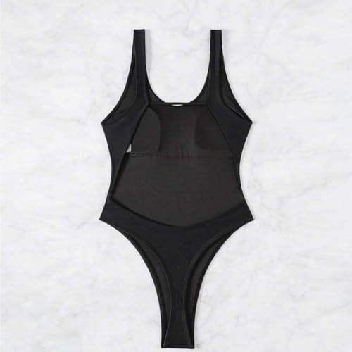 Traje de baño sexy con cuello en V profundo y espalda descubierta para mujer 6