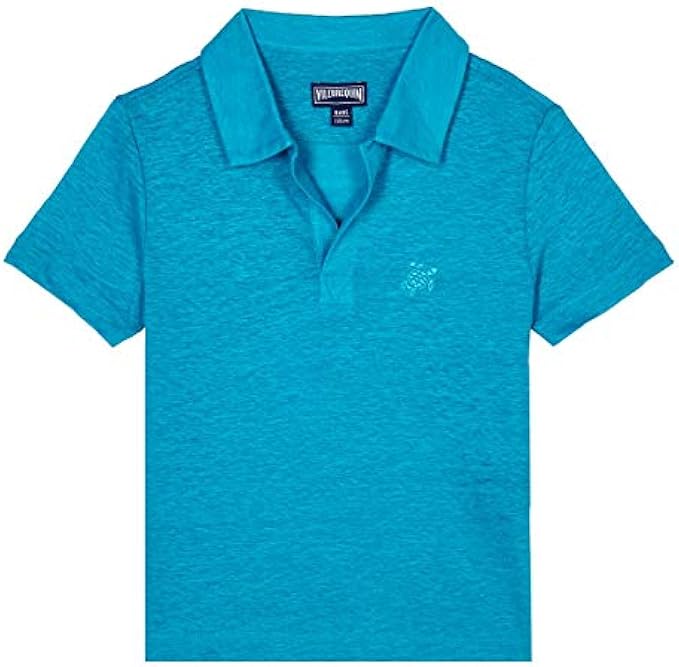 Vilebrequin, Linen Boys Polo Shirt Solid
