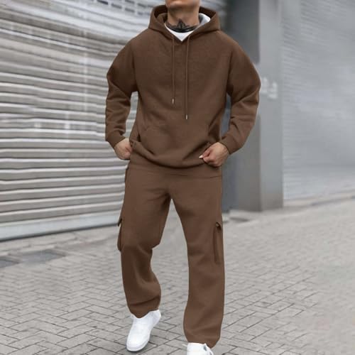 Men's Sweatsuits 2 Piece Outfits Casual Comfortable Workout Tracksuit - image 2