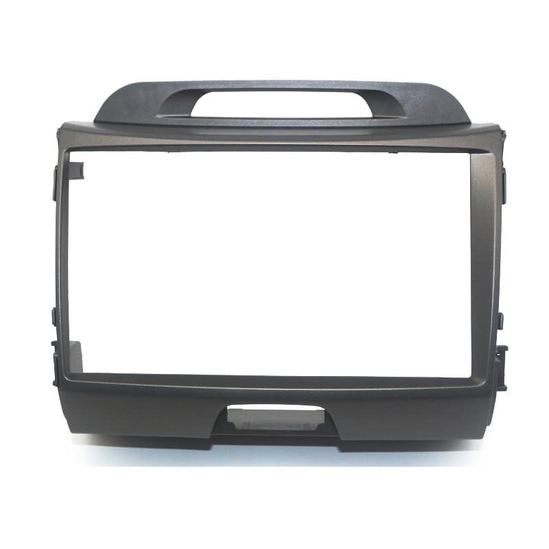 Sound-way - Single DIN Car Radio Frame Installatio 9" Car Radio Frame Kit/Fit For KIA Sportage 2010-2016 Auto Stereo Dash Panel Mounting Bezel