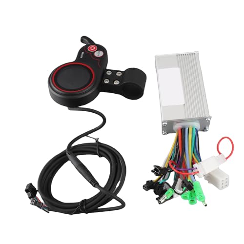 Tbest Controller, Bürstenloser Motorregler Brushless Motor Controller Geschwindigkeitsregler LCD Display Bedienfeld mit Schalthebel Zubehör für & Scooter(36V)