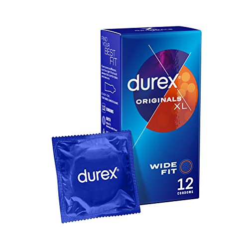 Durex Comfort XL Large Condoms for Men Pack of 12