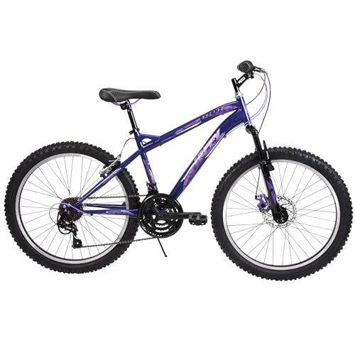 Huffy Mountainbike Bicicleta de montaña Extent de 24 Pulgadas, Morado