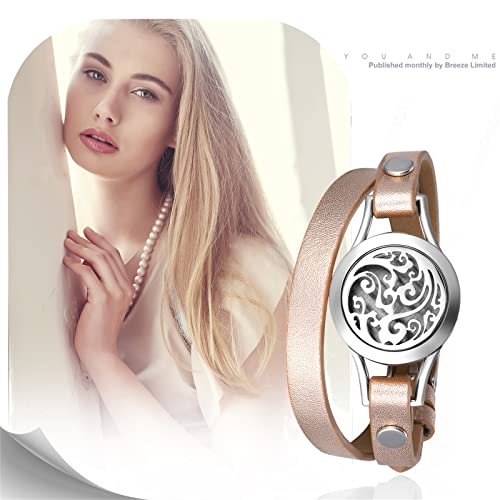 OIDEA Pulsera Difusor de Aceites Esenciales Acero Inoxidable miniatura 3