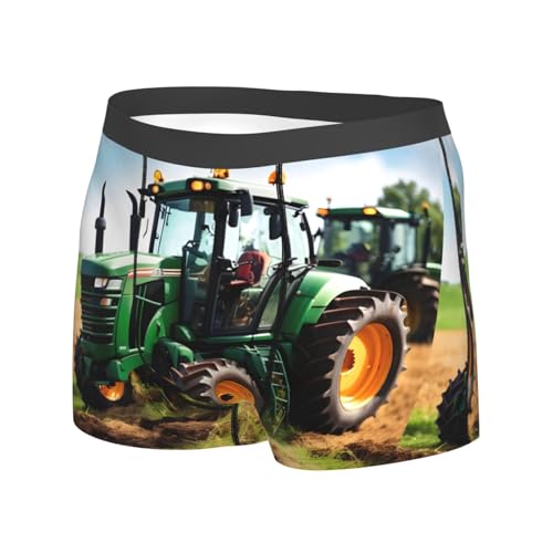 Company Farm Tractor print Funny men's Boxer Briefs Stretch Boxer Briefs Breathable Briefs for Sports2