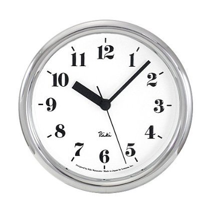 レムノス 置き時計 アナログ リキアルミニウムクロック アルミ RIKI ALUMINUM CLOCK WR06-29 Lemnos