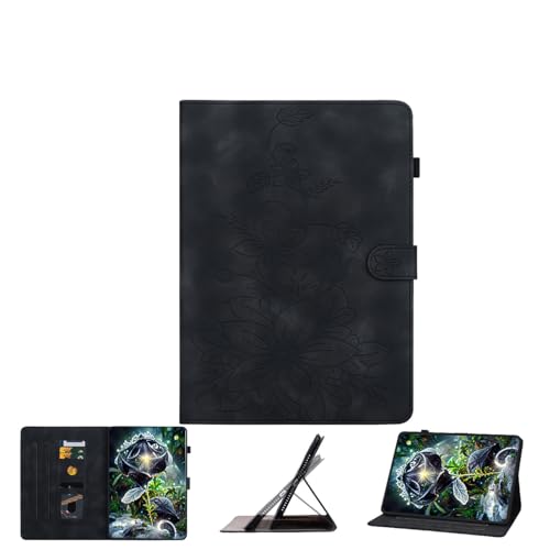 Housse Xiaomi Redmi Pad Pro 12.1 inch antichoc noire avec support rabat et porte-stylet