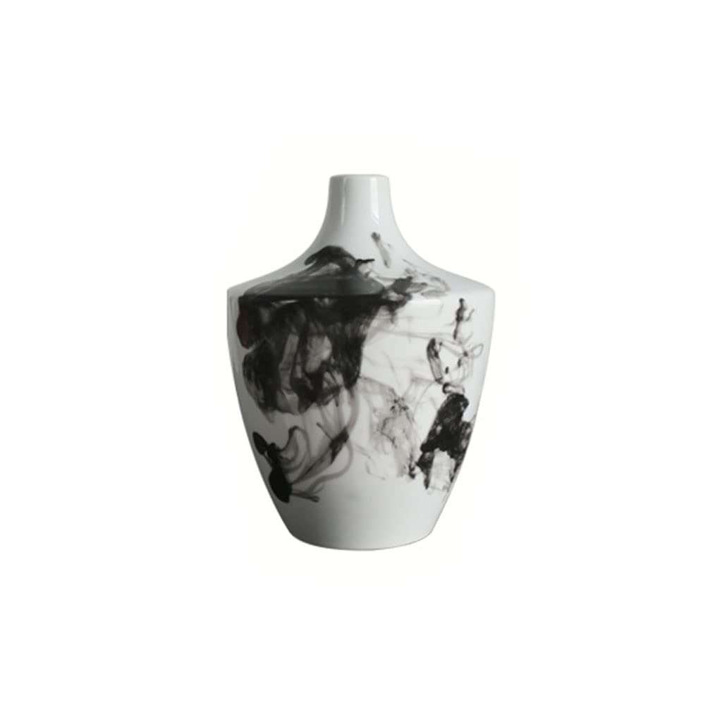 Vase moderne en céramique au design simple et épuré pour centre de table