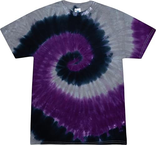 Colortone Camisetas de teñido anudado para hombres y mujeres, camisetas unisex de manga corta para adultos, Magic, M