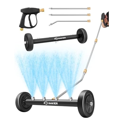 Saker 16 Inch Pressure Washer Undercarriage Cleaner