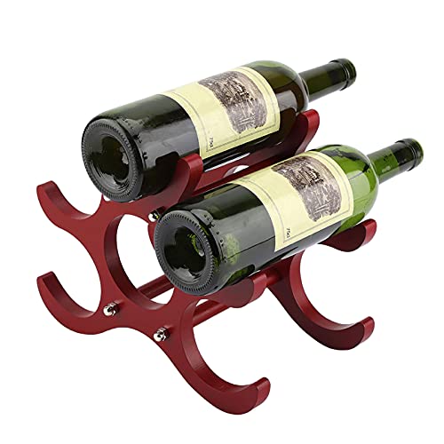 Soporte de madera para vino, 6 botellas, freestanding miniatura 1