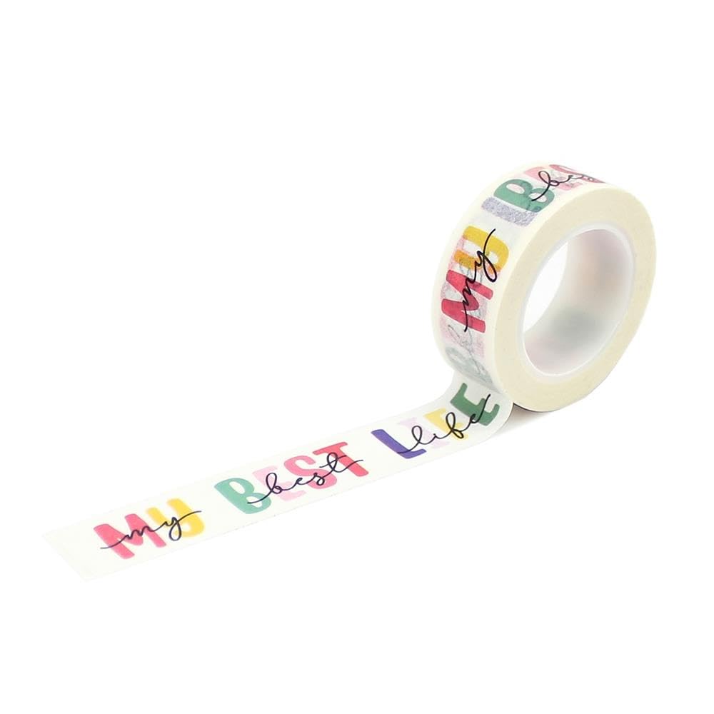 Echo Park Paper My Best Life Words My Best Life Washi Tape 30'
