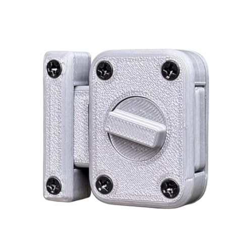 Cerradura de seguridad para puerta | Cerradura para ventana de baño, hardware de seguridad silencioso y robusto para puerta, para apartamento, casa, oficina y