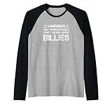 Dicton amusant de Warning May Spontaneously Start Talking About Billies. Idée de cadeau pour les fiers maîtres, maîtresses, propriétaires de chiens, éleveurs, pour hommes, femmes et enfants, qui aiment leur chien, de race mixte, qui veulent acheter un chio