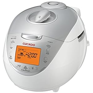 CUCKOO CRP-HV0667F | 6-Cup (Uncooked) Induction Heating Pressure Rice Cooker | 12 Menu Options, Auto-Clean, LED Display, Made in Korea | White/Silver